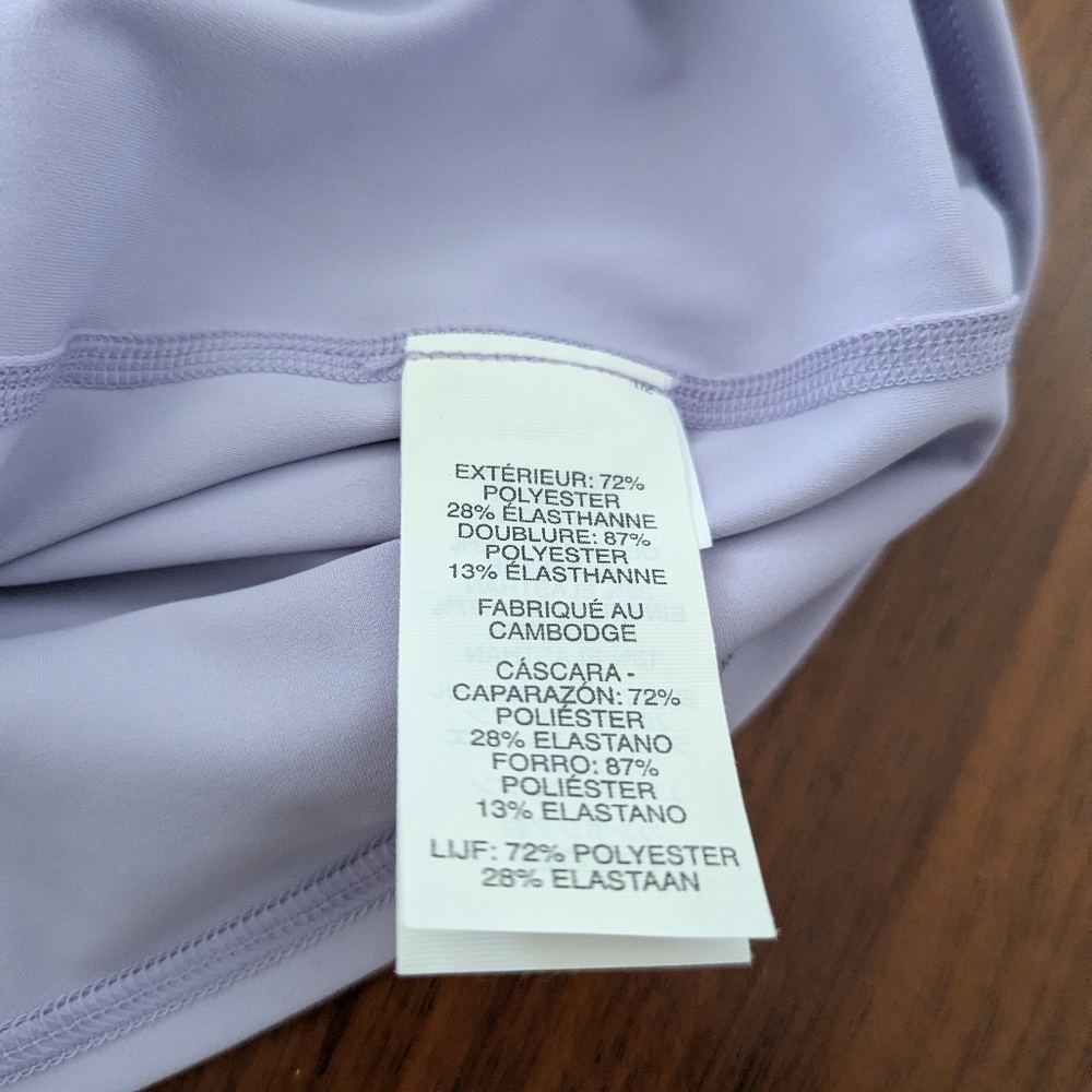 Vuori Daily Crop Tank Top Zinnia Purple Size Xs Light Stains - Picture 6 of 9